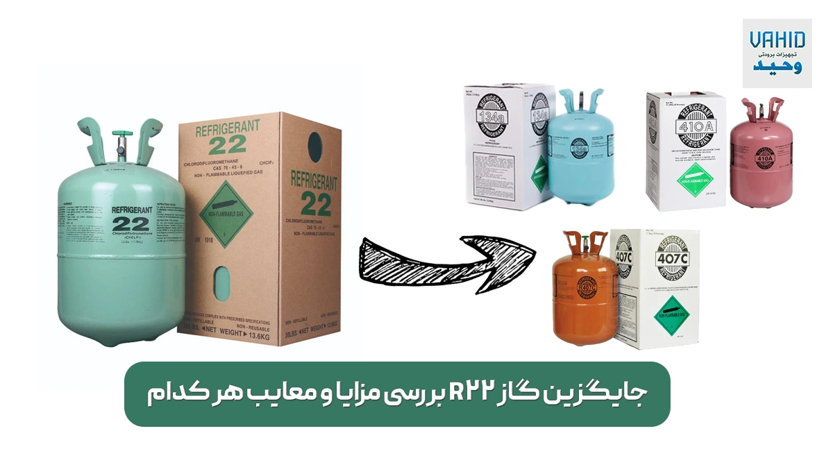 جایگزین‌ گاز R22 بررسی مزایا و معایب هر کدام