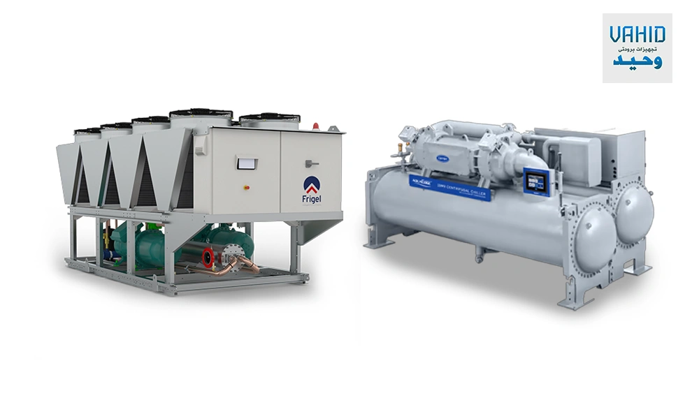 تفاوت چیلر آبی و چیلر هوایی در صنایع