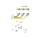 سربندی کابل قدرت کمپرسور 7.5 اسب رفکامپ